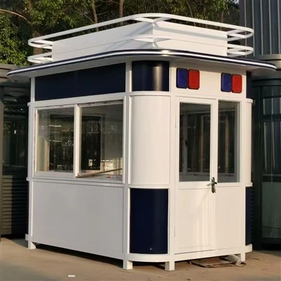 Cabana de gardă din aluminiu